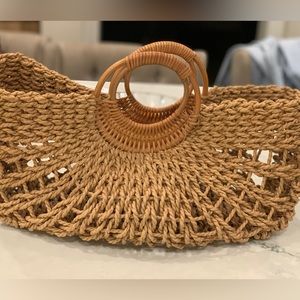H&M straw tote